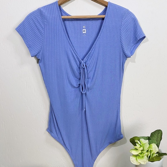 Me to We Lilac Ribbed Onesie - Picture 2 of 7